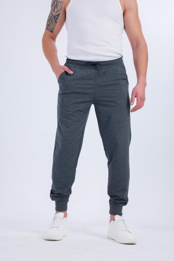 FIDUS Cepli Dar Paça Eşofman Altı - Antrasit - Decas