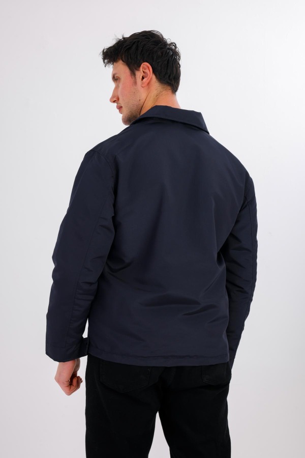 FLECTO Su ve Yağmur Geçirmez Yağmurluk - Lacivert - Decas (1)