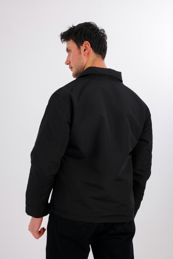 FLECTO Su ve Yağmur Geçirmez Yağmurluk - Siyah - Decas (1)