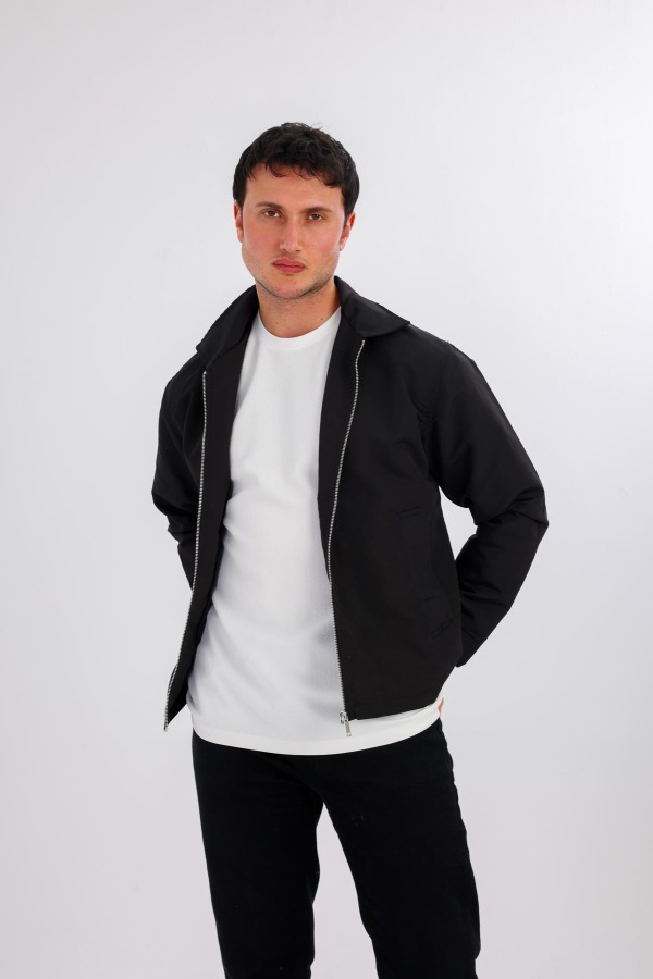 FLECTO Su ve Yağmur Geçirmez Yağmurluk - Siyah - Decas