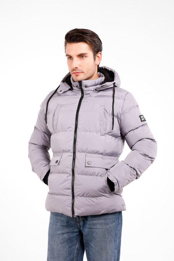 Fovere İçi Kürklü Su Ve Yağmur Geçirmez Kaban - Gri - Decas