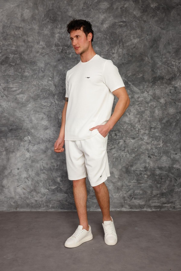 Lignis Şort Takım - Beyaz - Decas (1)