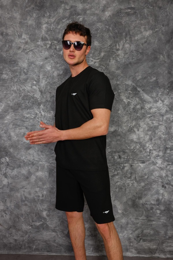 Lignis Şort Takım - Siyah - Decas (1)