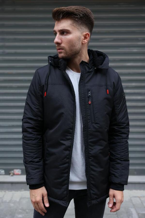 MİTTENS İçi Kürklü Su Ve Yağmur Geçirmez Mont - Siyah - Decas