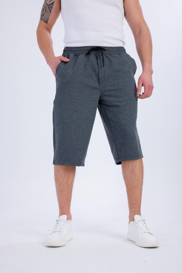 MOTIO Cepli Kapri Şort - Antrasit - Decas