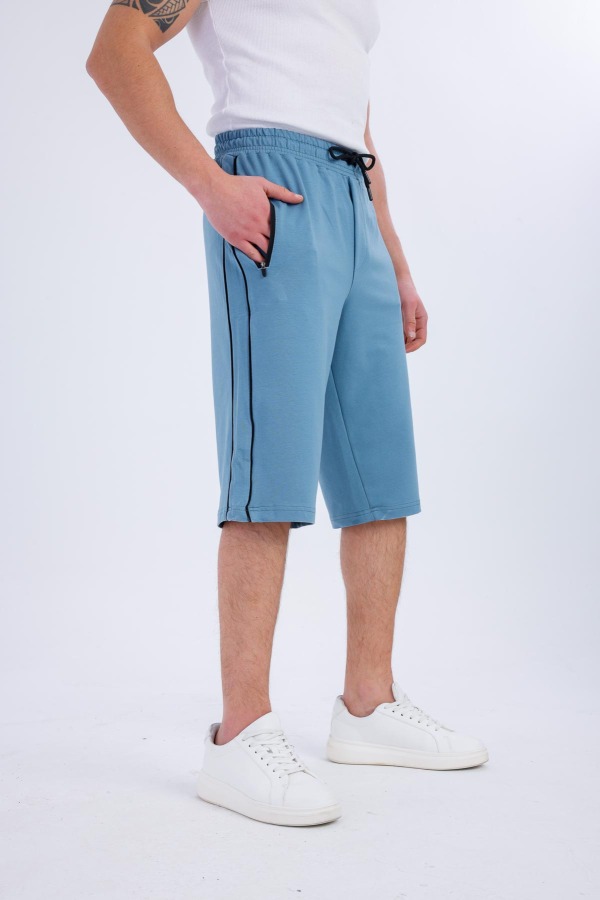 NATURA Cepli Kapri Şort - Açık Mavi - Decas (1)