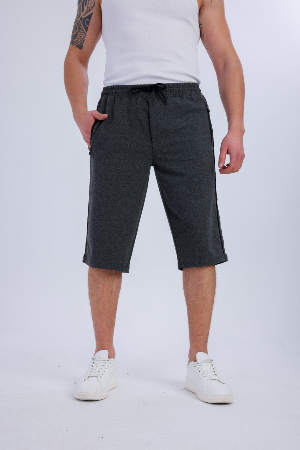 NATURA Cepli Kapri Şort - Antrasit - Decas