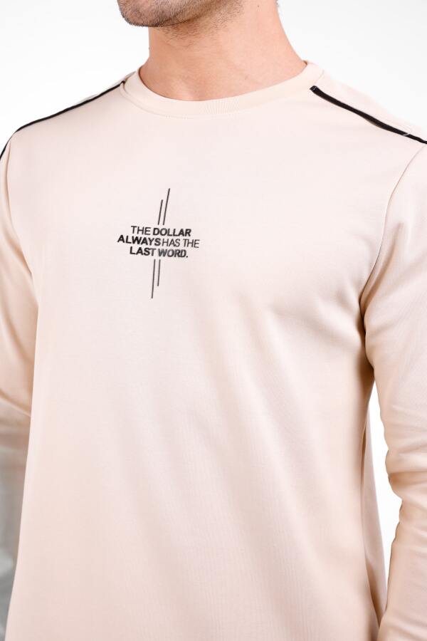 NİVAL Uzun Kollu Sweatshirt - Beyaz - Decas (1)