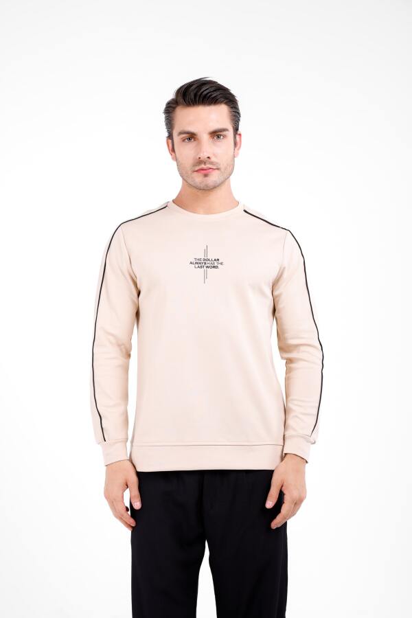 NİVAL Uzun Kollu Sweatshirt - Beyaz - Decas
