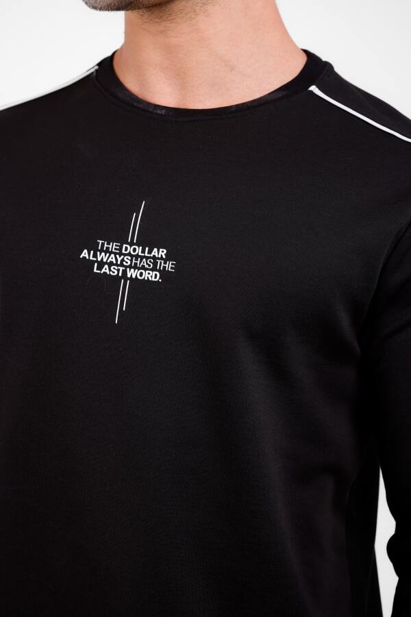 NİVAL Uzun Kollu Sweatshirt - Siyah - Decas (1)