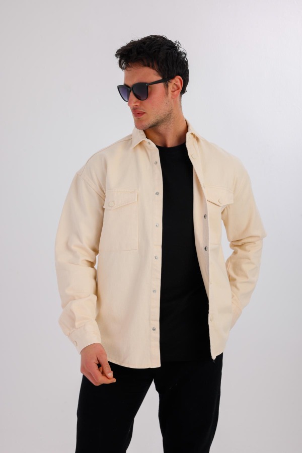 NIX Kot Ceket - Krem - Decas (1)