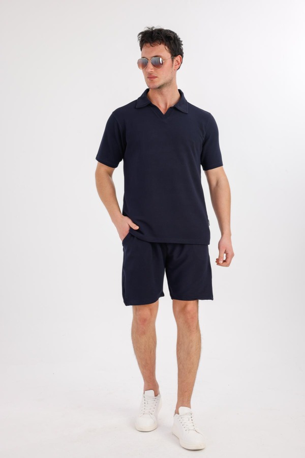 NOVALIS Şort Takım - Lacivert - Decas