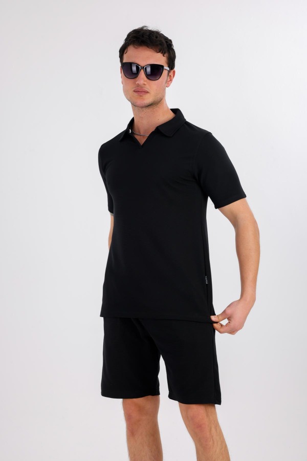 NOVALIS Şort Takım - Siyah - Decas