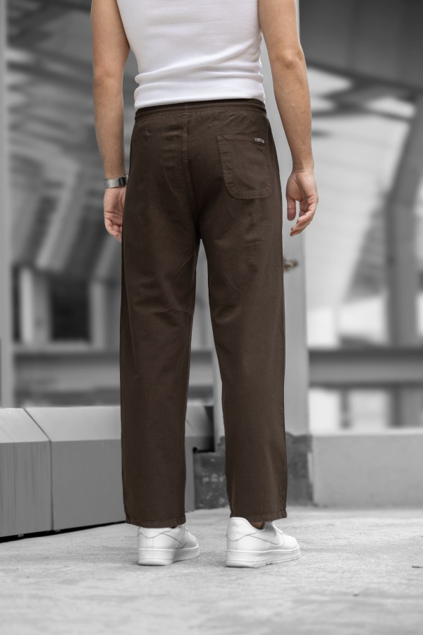 PAPER Cepli Bol Paça Eşofman Altı - Kahve - Decas (1)