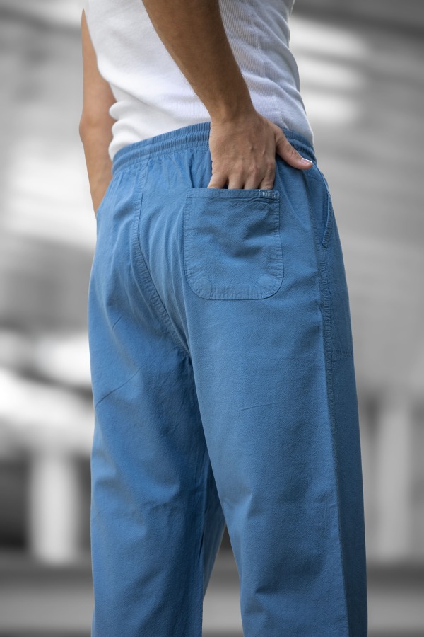 PAPER Cepli Bol Paça Eşofman Altı - Mavi - Decas