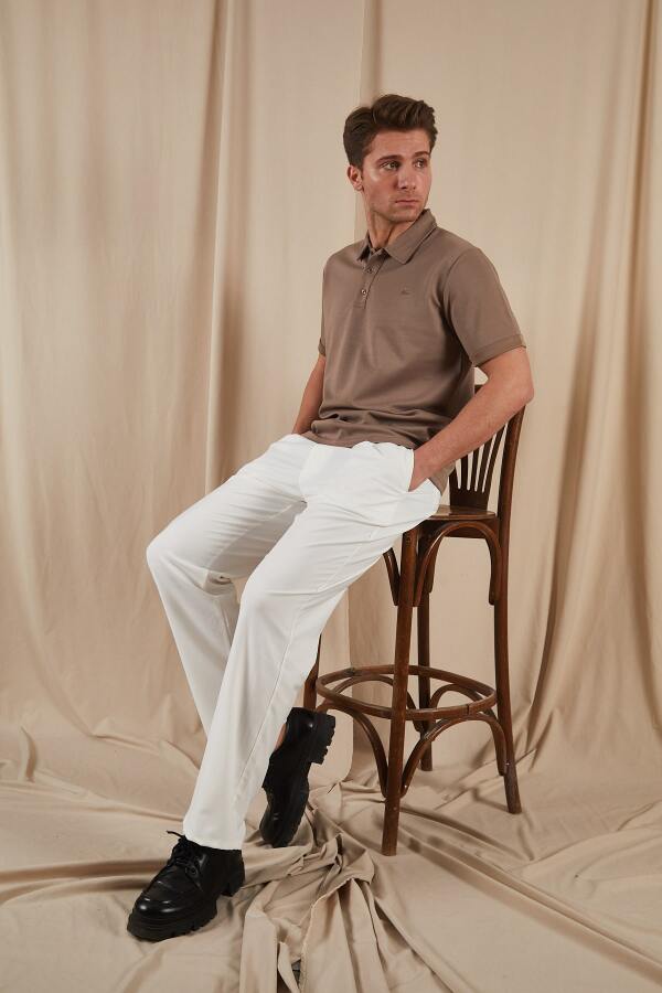 PAX Polo Yaka Tişört - Kahverengi - Decas (1)