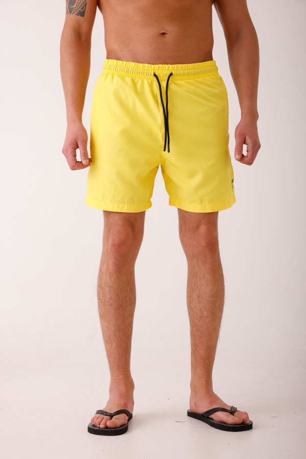 SALINUS Desenli Deniz Şortu - Sarı - Decas