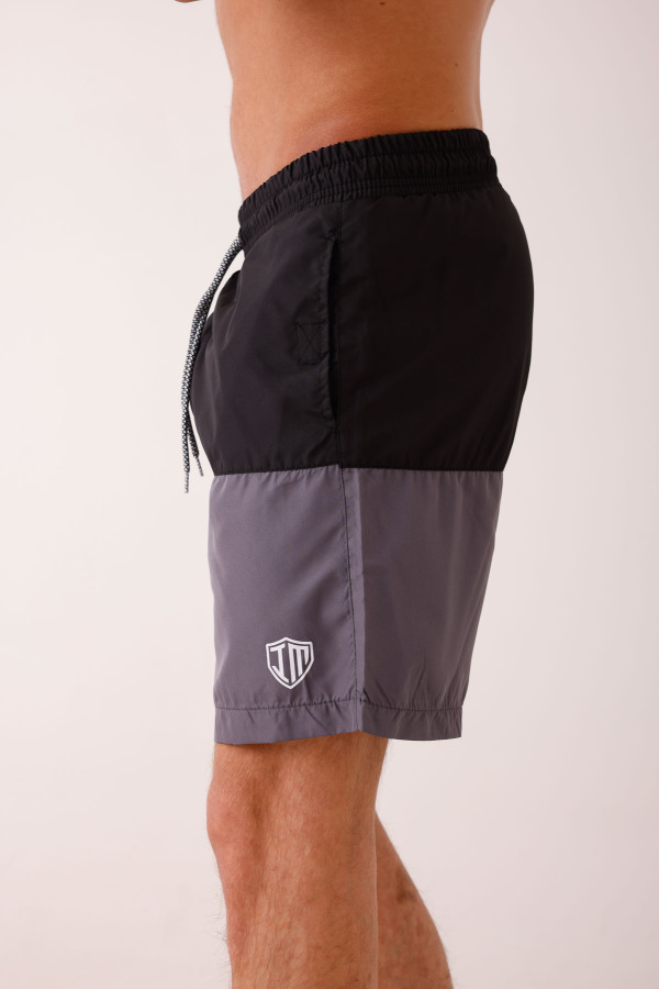 SERENA İki Renkli Deniz Şortu - Antrasit - Decas (1)