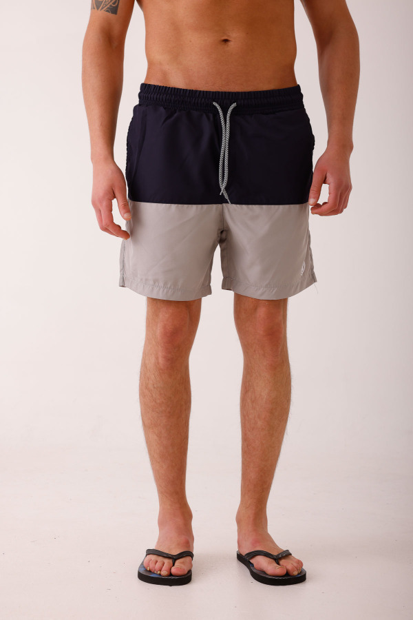 SERENA İki Renkli Deniz Şortu - Krem - Decas