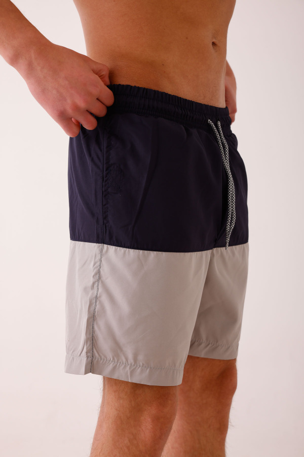 SERENA İki Renkli Deniz Şortu - Krem - Decas (1)