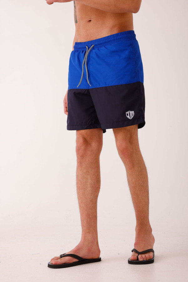 SERENA İki Renkli Deniz Şortu - Mavi - Decas (1)