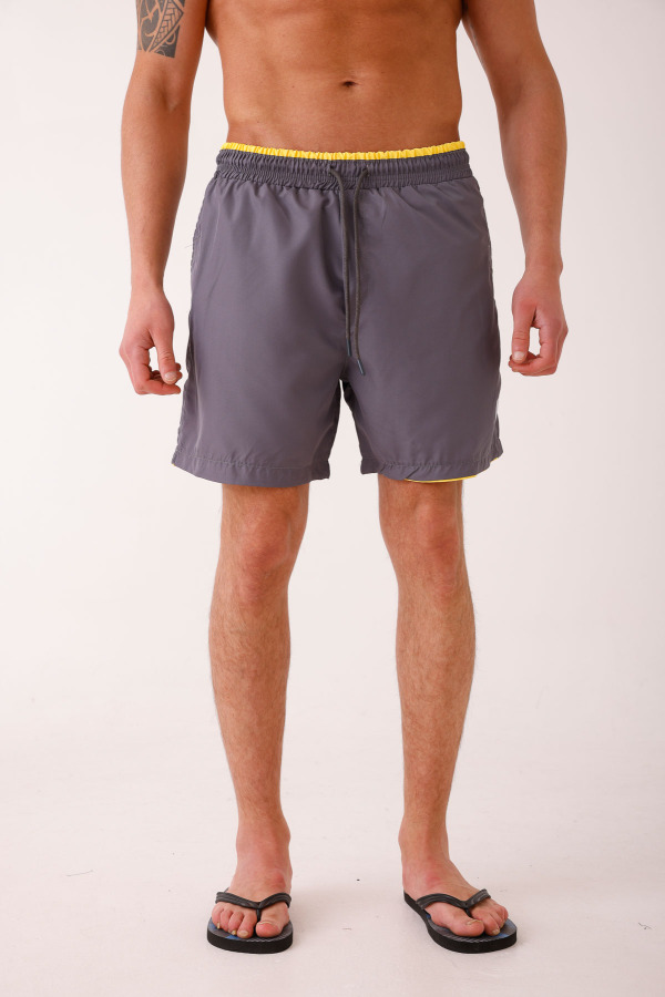 SERENUS Deniz Şortu - Gri - Decas