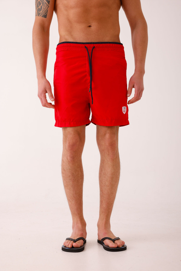 SERENUS Deniz Şortu - Kırmızı - Decas
