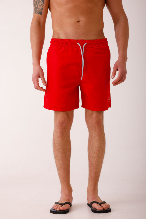 SILVA Deniz Şortu - Kırmızı - Decas
