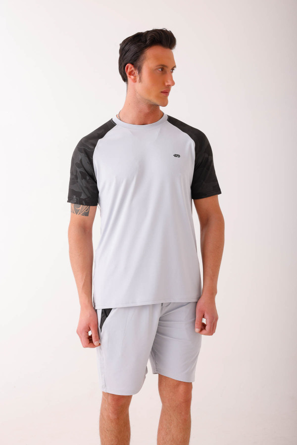 SOLANIS Şort Takım - Gri - Decas (1)