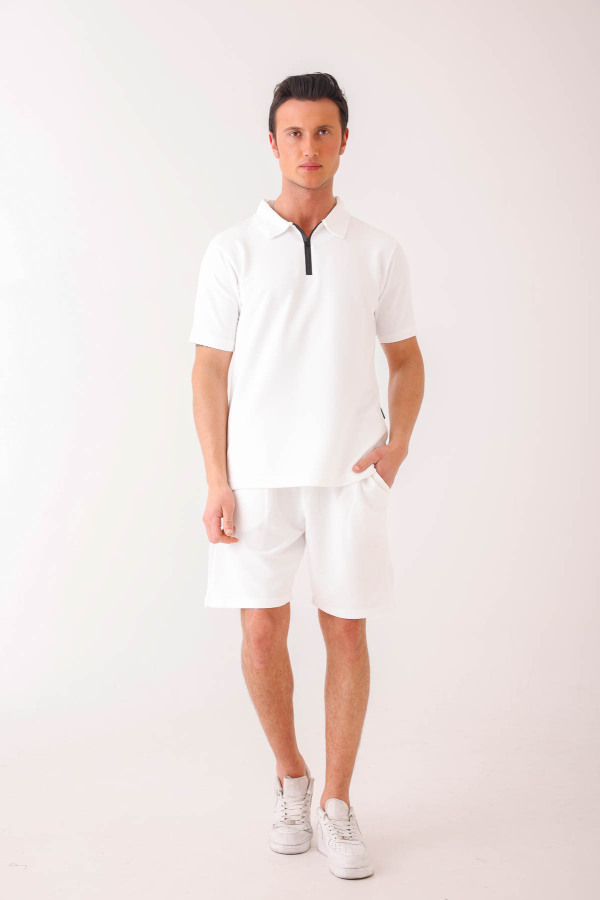 SOLARISCO Şort Takım - Beyaz - Decas