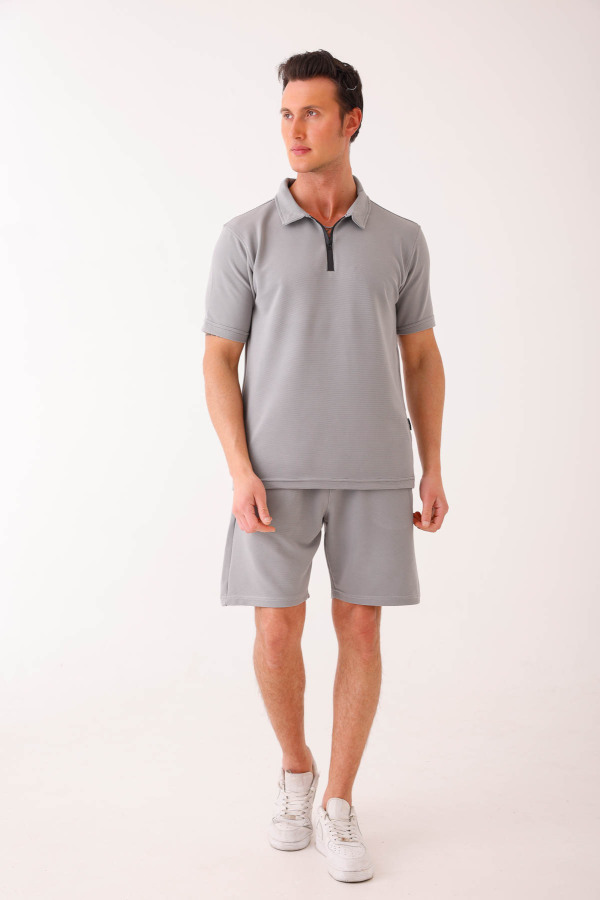SOLARISCO Şort Takım - Gri - Decas