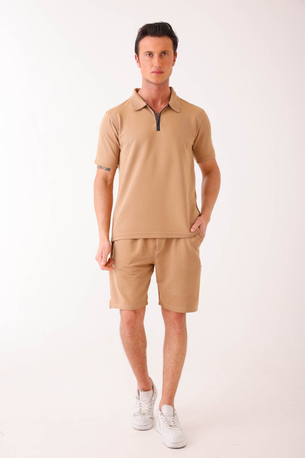 SOLARISCO Şort Takım - Krem - Decas