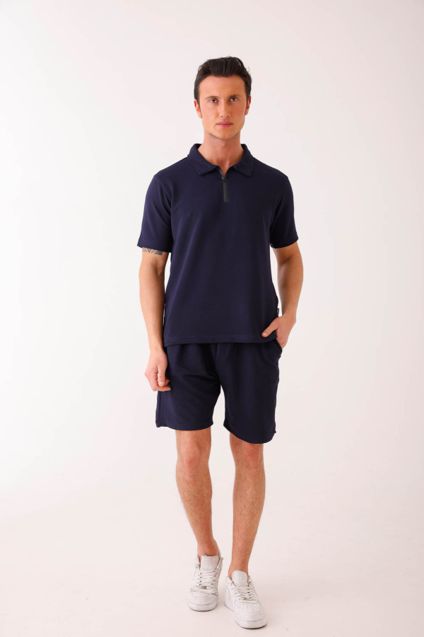SOLARISCO Şort Takım - Lacivert - Decas