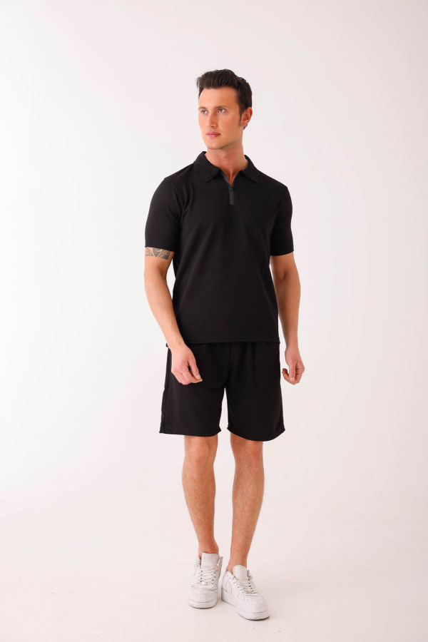 SOLARISCO Şort Takım - Siyah - Decas