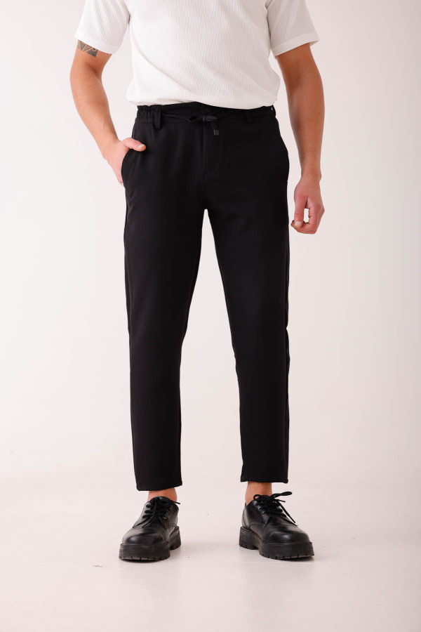SPLENDOR Bağcıklı Pantolon - Siyah - Decas