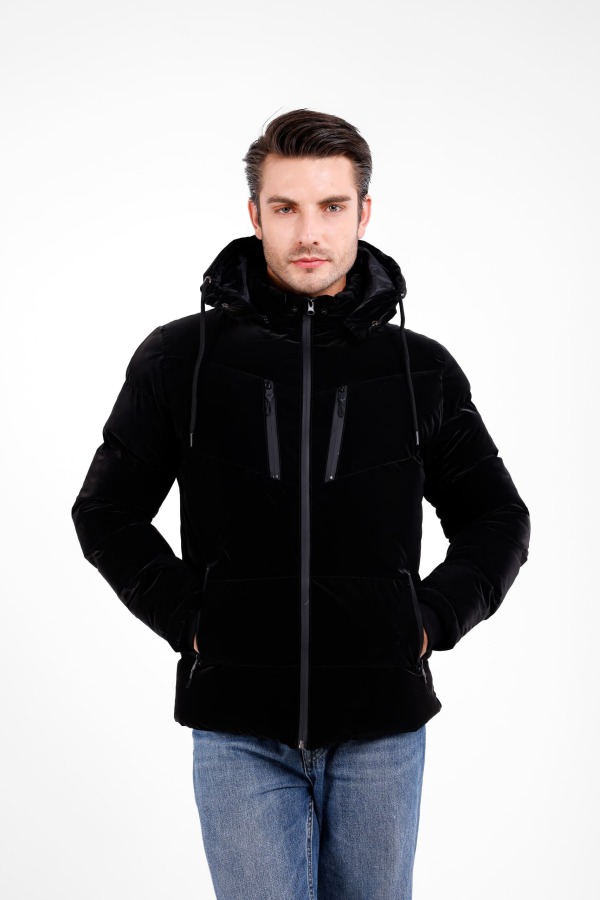 Via İçi Astarlı Su Ve Yağmur Geçirmez Mont - Siyah - Decas